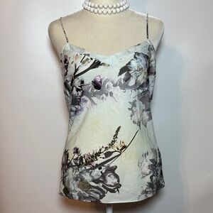 Ted Baker Cream and Purple Floral Camisole